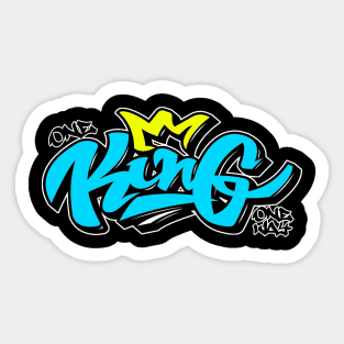 1 King 1 Way Sticker